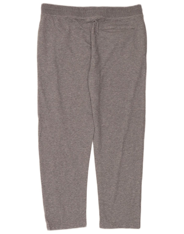 Calça de treino masculina Marks & Spencer grande algodão manchado cinza