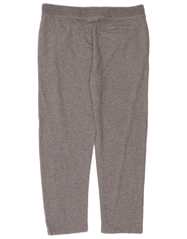 Calça de treino masculina Marks & Spencer grande algodão manchado cinza