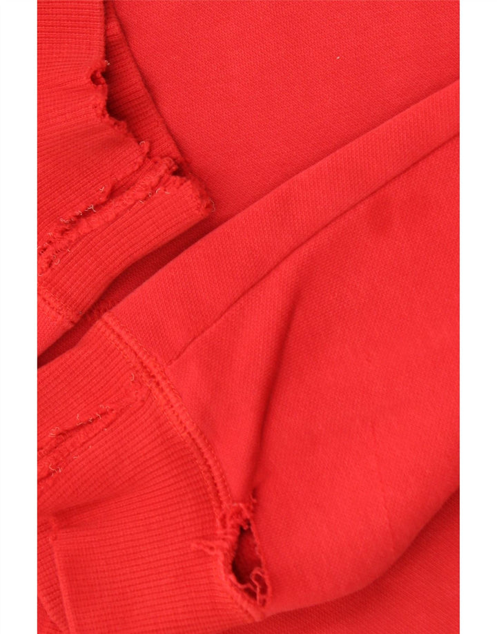 Puma Mens Hoodie Jumper Médio Algodão Vermelho
