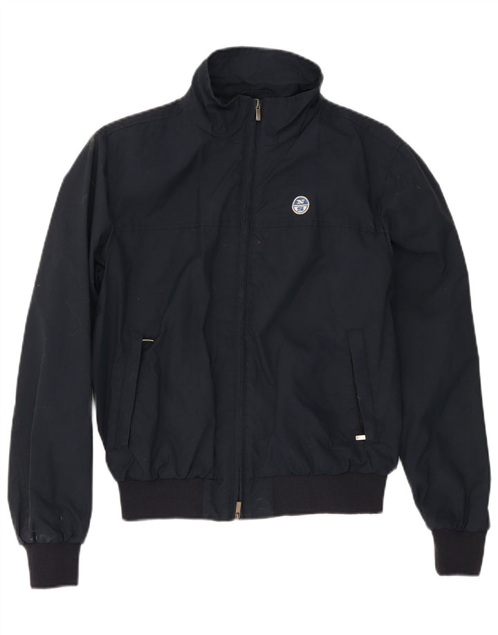 Jaqueta bomber masculina North Sails UK 36 pequena azul marinho poliamida