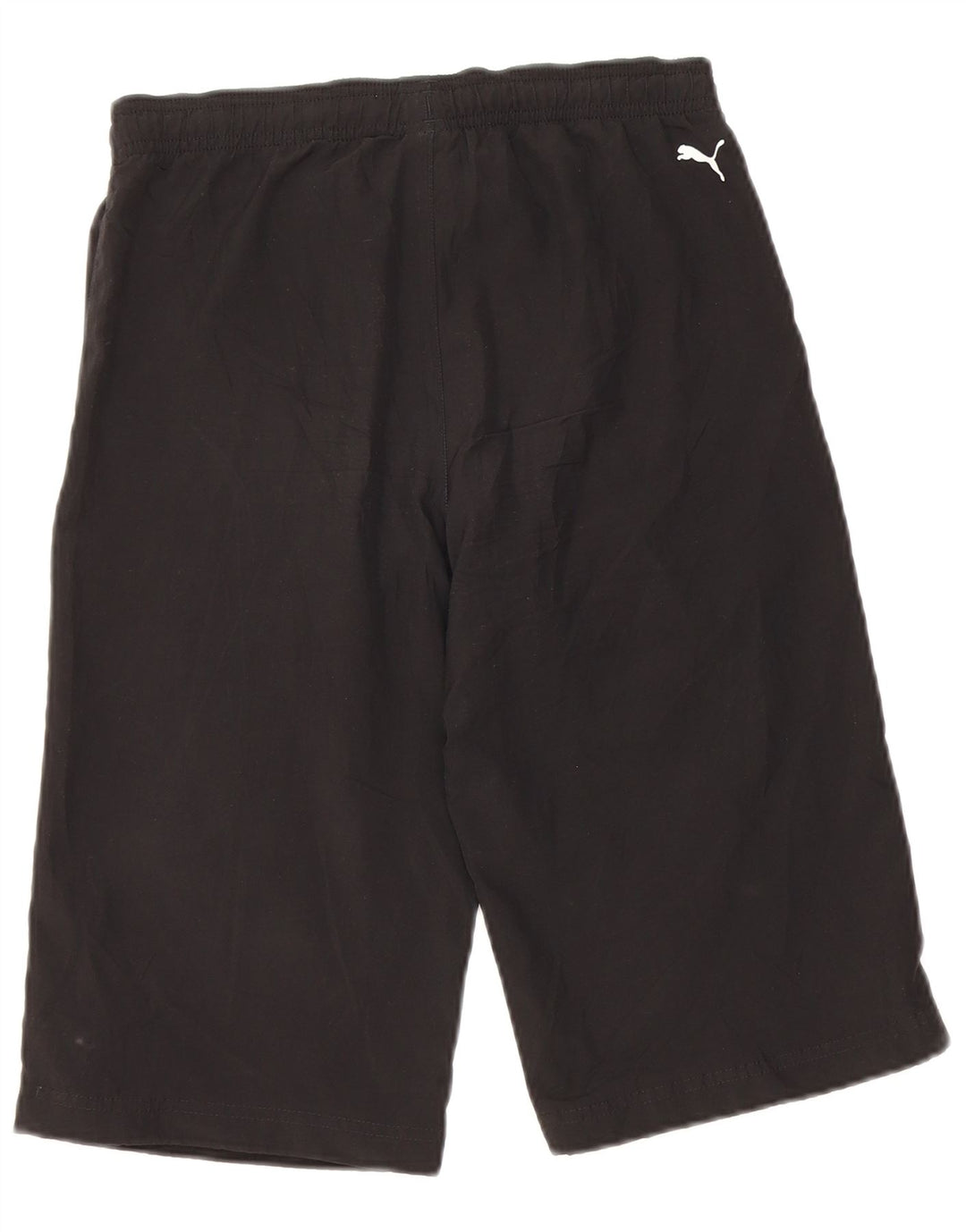 Shorts esportivos gráficos Puma Boys 11-12 anos preto poliéster