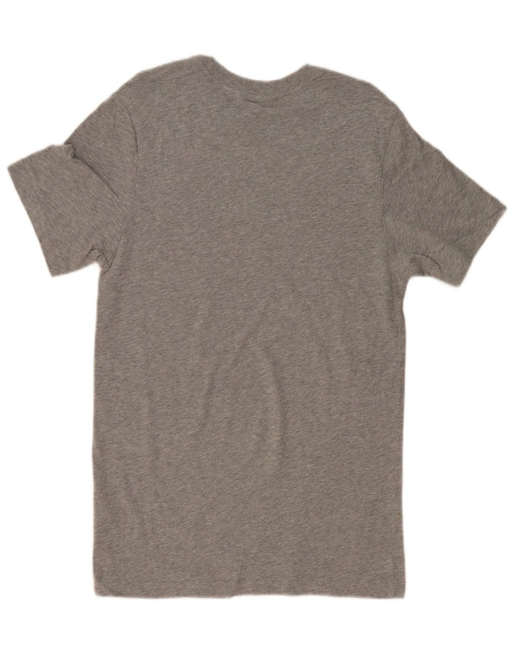 Nike Mens Camiseta Top Pequeno Algodão Cinza