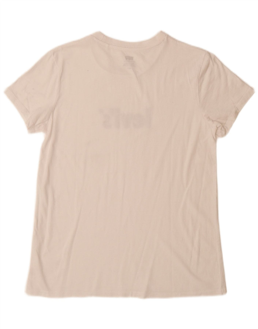 Camiseta feminina gráfica LEVI'S UK 12 médio branco