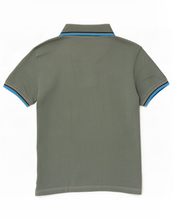 Camisa polo masculina Diadora pequena algodão cáqui
