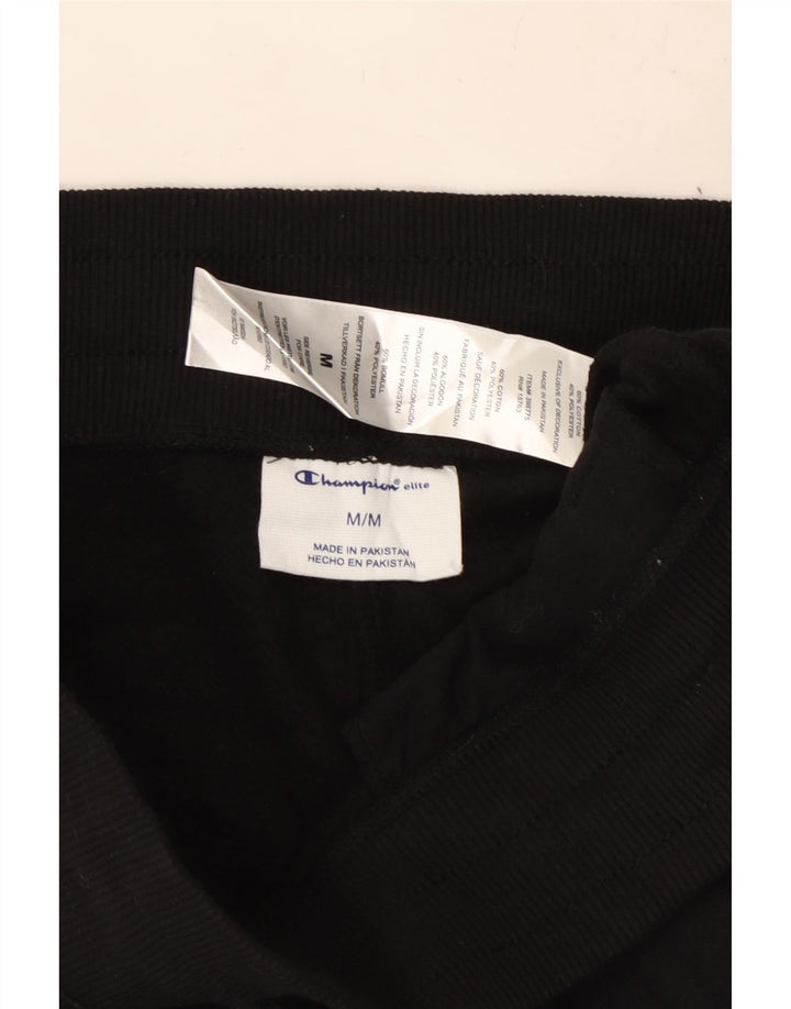 Calça de treino masculina Champion de algodão preto médio