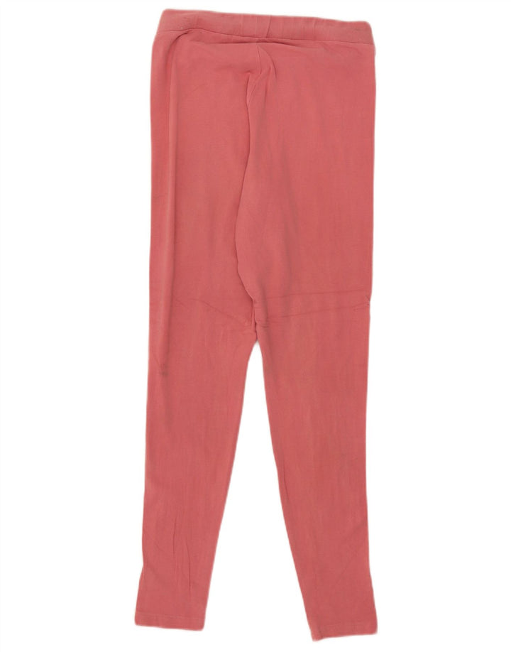 Leggings Adidas Femininas UK 12 Médio Algodão Rosa