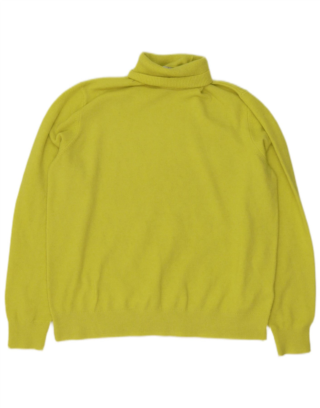 Suéter masculino Marks & Spencer com gola redonda em poliéster verde médio
