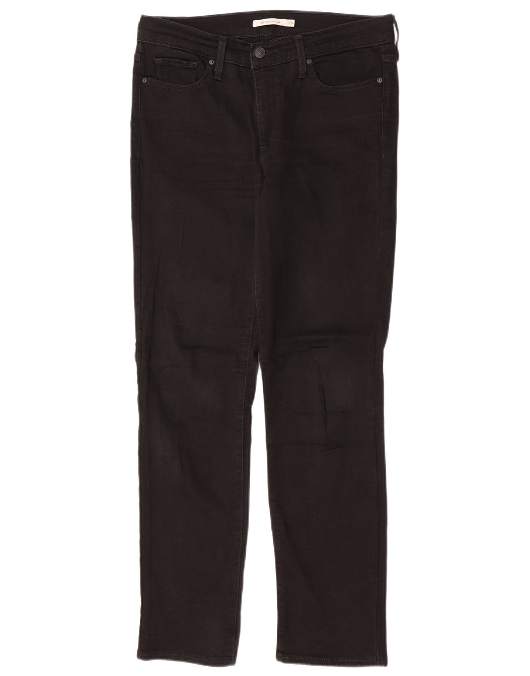 Calça jeans feminina Levi's 312 Shaping Slim W29 L30 algodão preto