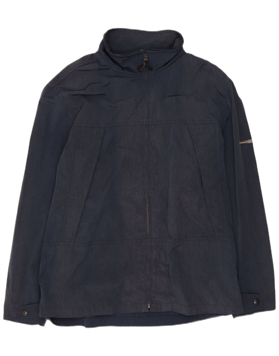 Jaqueta de chuva masculina Trussardi IT 52 XL azul marinho poliamida