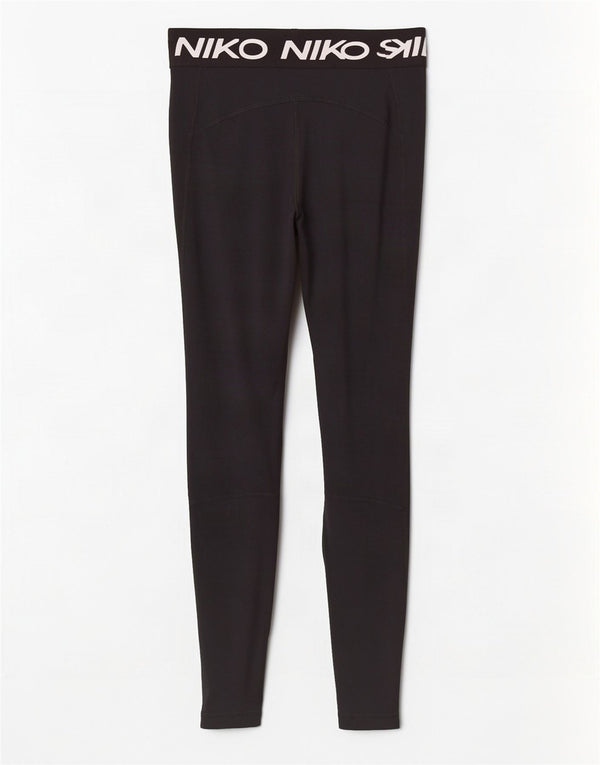Leggings Nike Dri Fit Graphic UK 8 Pequeno Poliéster Preto