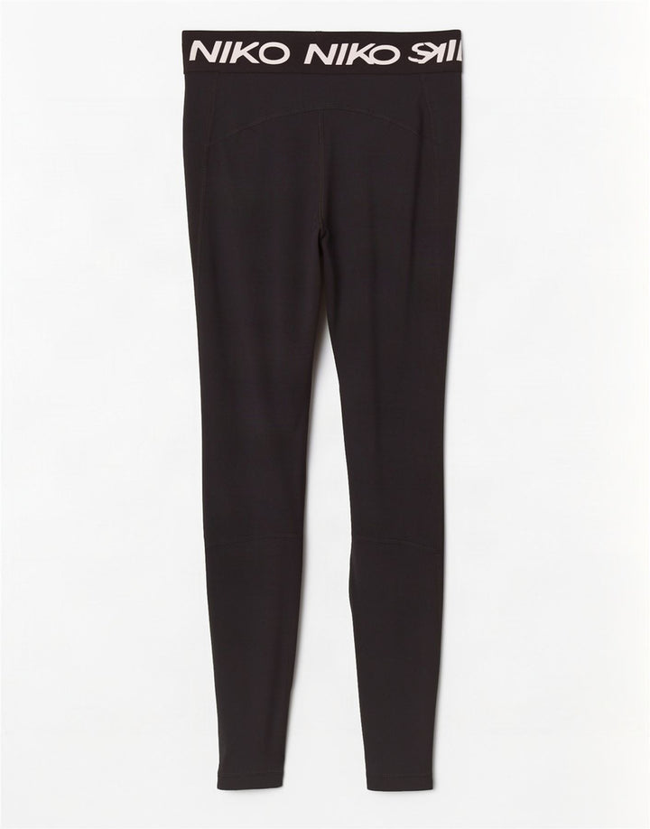 Leggings Nike Dri Fit Graphic UK 8 Pequeno Poliéster Preto