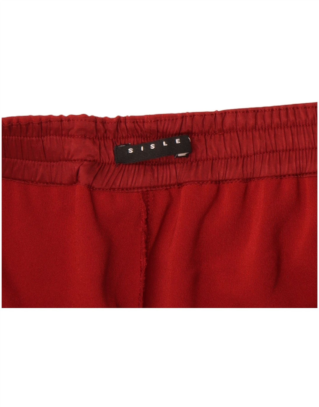 Calça de treino feminina Sisley UK 14 médio vermelho