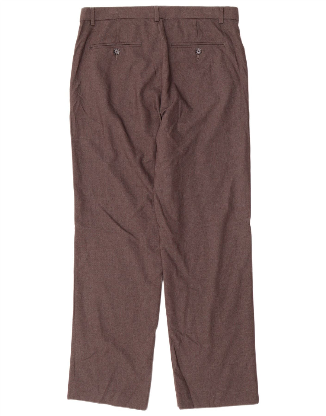 Calça masculina de terno reto CALVIN KLEIN W32 L30 poliéster cinza