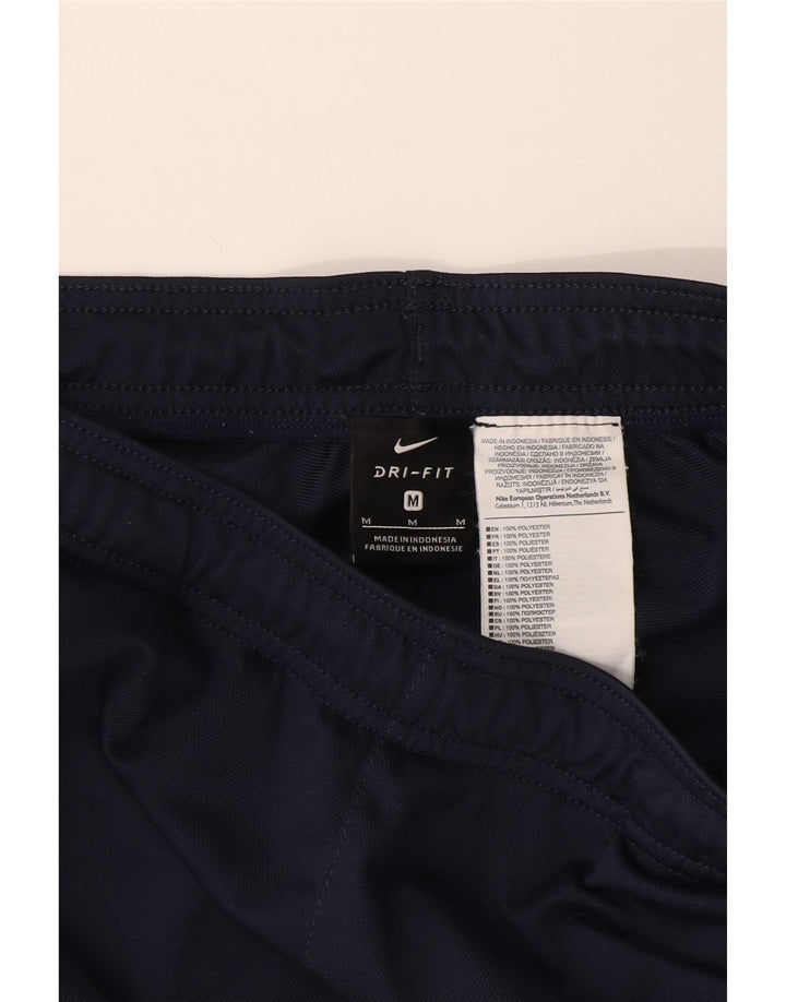 Calça de treino masculina Nike Dri Fit médio azul marinho poliéster