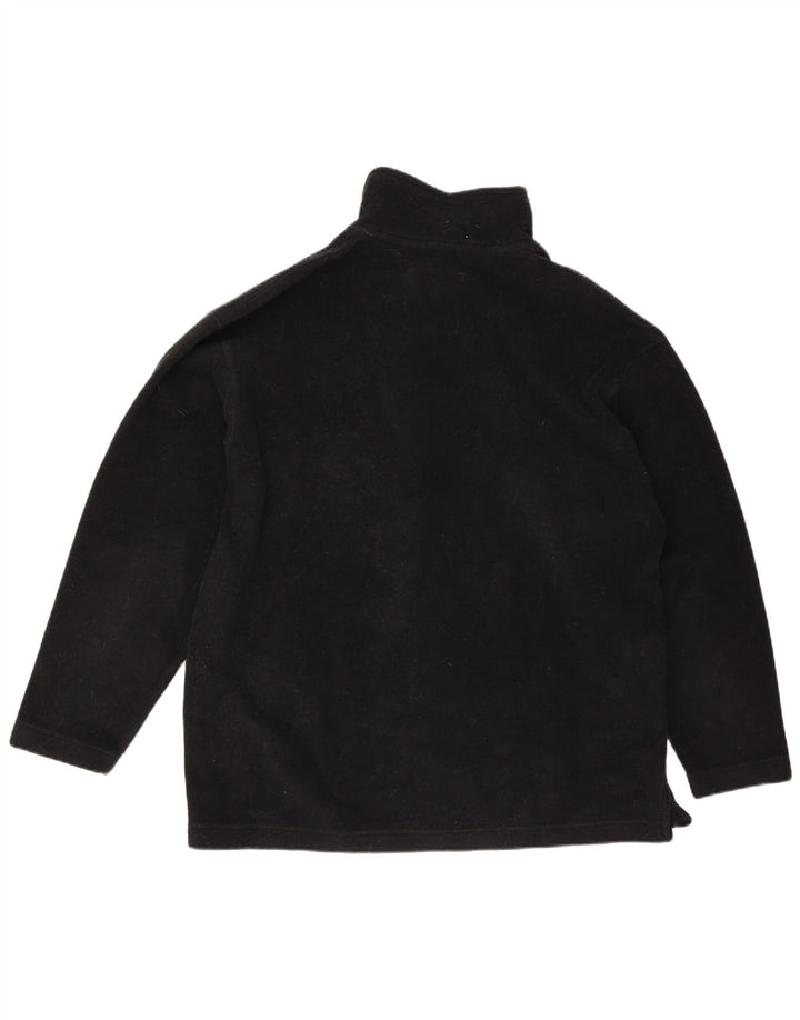 Murphy & Nye Suéter masculino de lã com zíper e gola XL poliéster preto