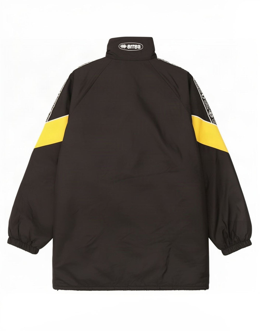 Casaco acolchoado grande gráfico masculino Errea UK 40 grande bloco colorido preto