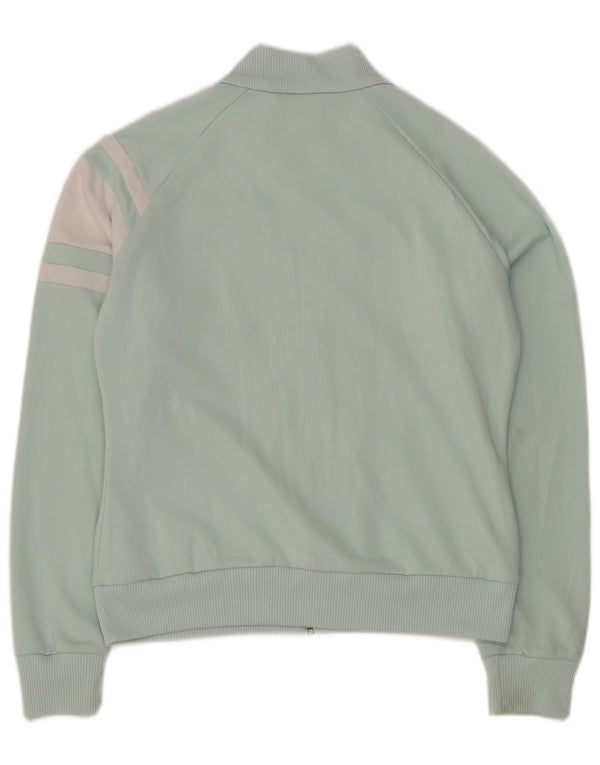 Jaqueta feminina DIADORA UK 16 grande bloco colorido turquesa