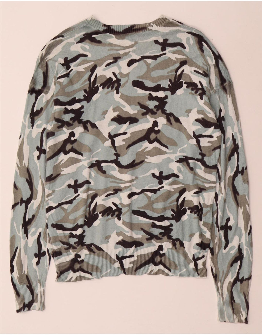 Suéter feminino CALVIN KLEIN JEANS com gola canoa Reino Unido 14 azul médio