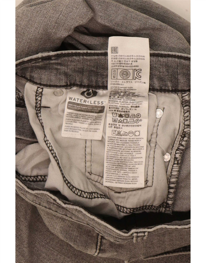 Calça Jeans Levis 511 Slim Masculina W33 L32 Cinza Algodão