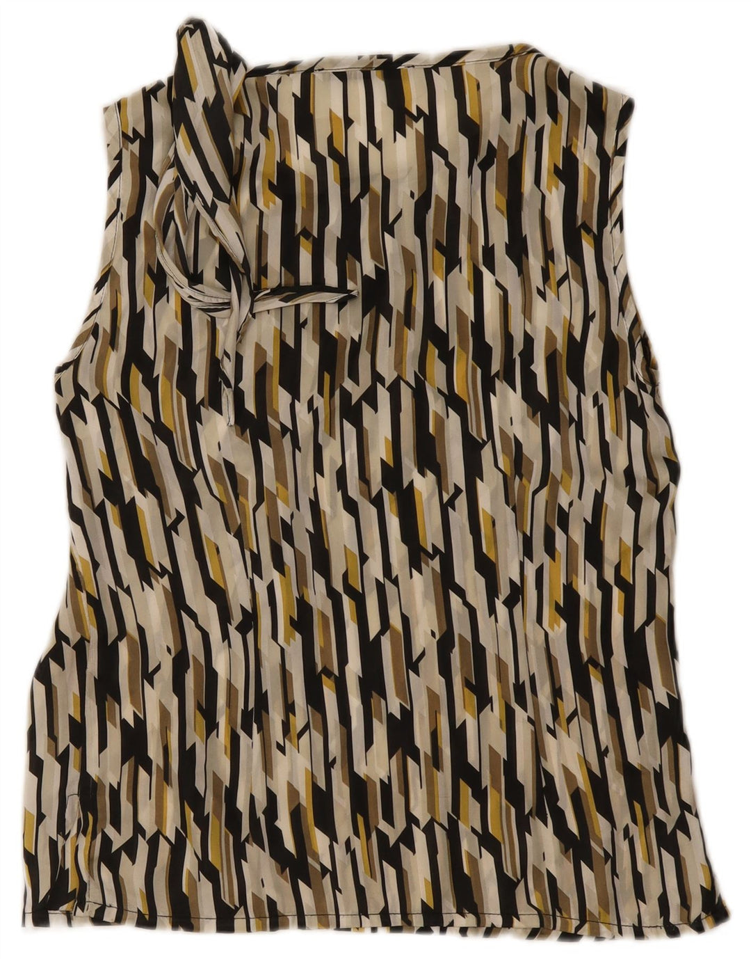 Blusa feminina Fiorella Rubino Top UK 12 Médio Multicolorido Geométrico
