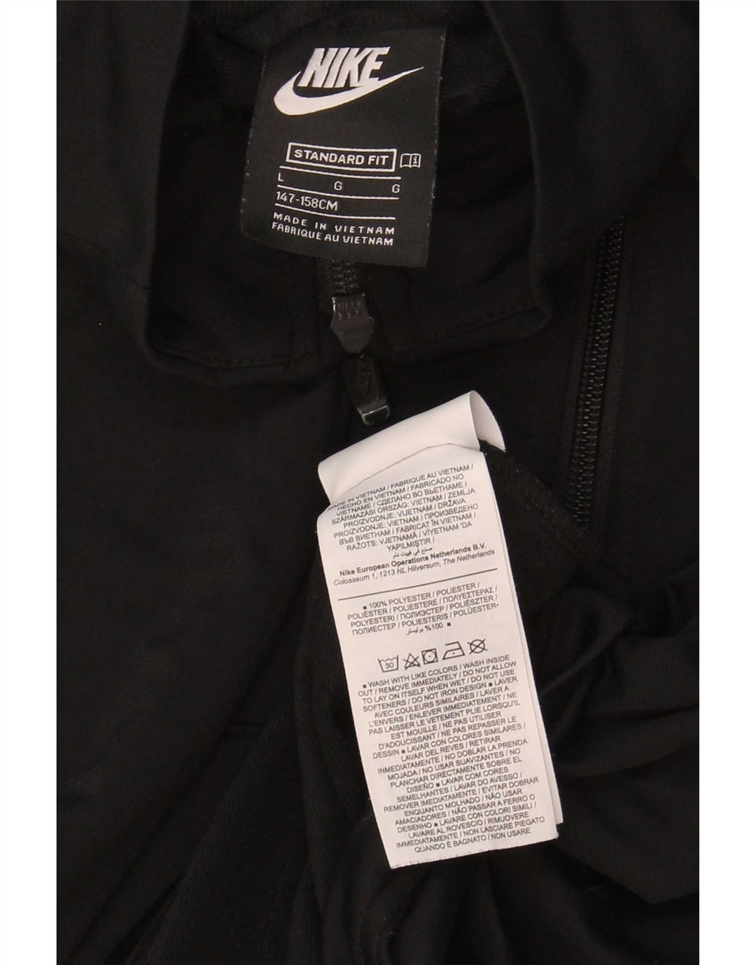 Jaqueta Nike Boys Standard Graphic Tracksuit Top 12-13 anos Grande Preto