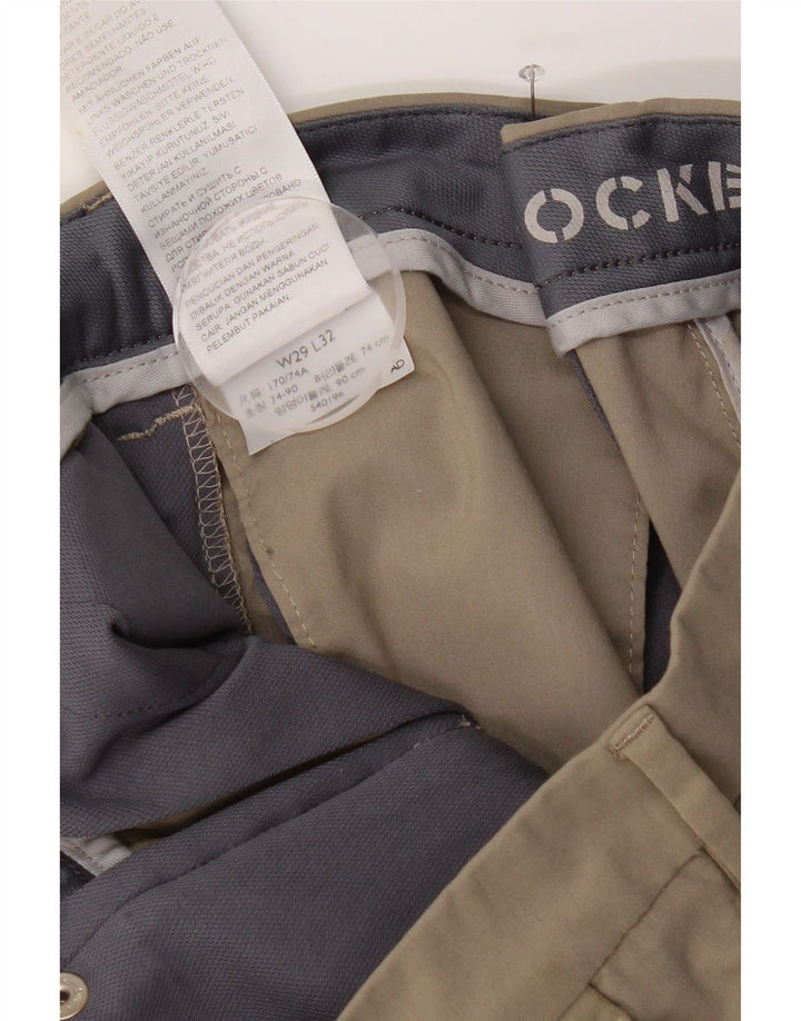 Calça Dockers Mens Slim Chino W29 L32 Poliéster Bege