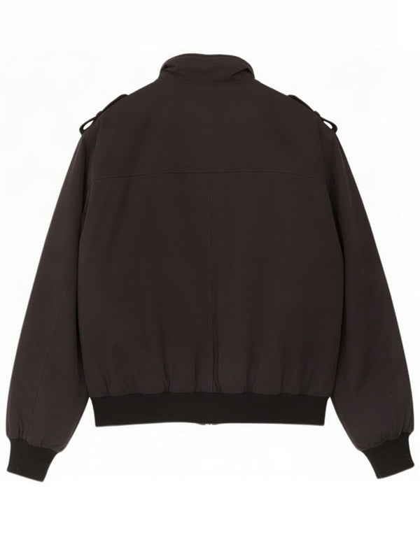 Enrico Coveri Mens Bomber Jacket UK 40 Grande Poliéster Preto
