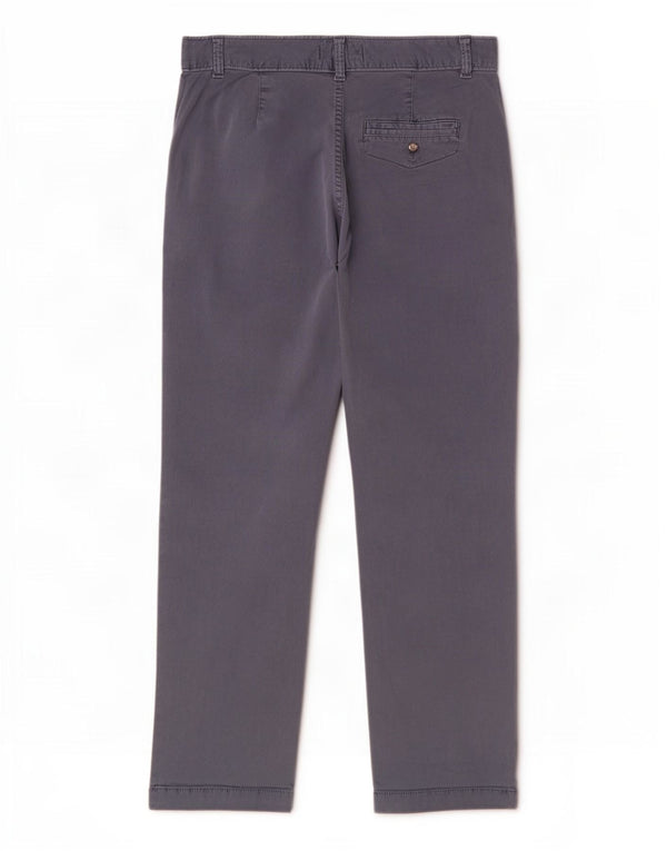 Calça Chino Feminina Marks & Spencer Reino Unido 10 Pequeno W32 L27 Azul Marinho