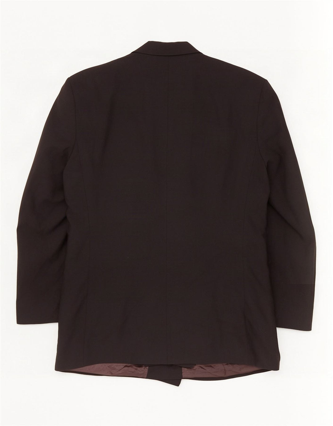 Jaqueta blazer masculina Marks & Spencer com peito duplo Reino Unido 44 XL preto poliéster