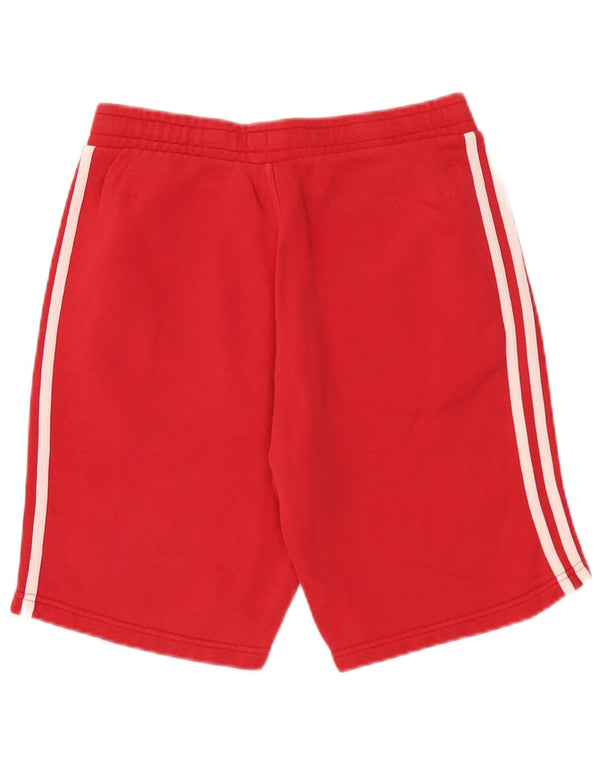 Adidas Mens Sport Shorts Pequeno Algodão Vermelho