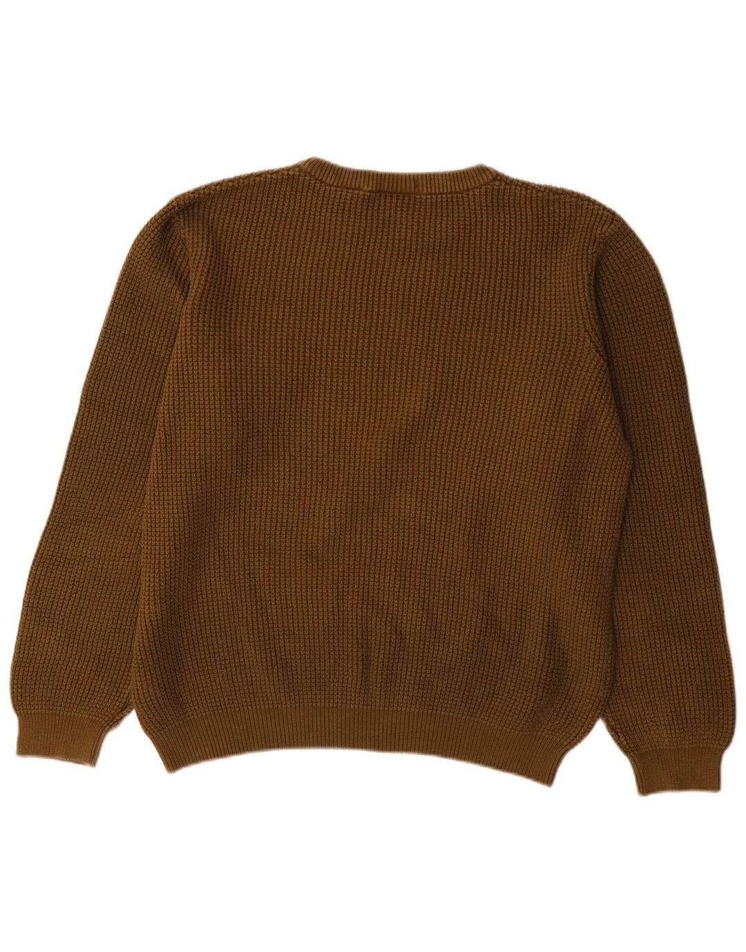 Suéter masculino Timberland com gola redonda, grande algodão cáqui