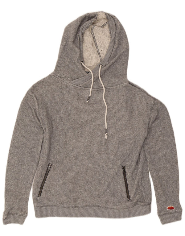 Jumper com capuz feminino Roxy UK 14 cinza médio