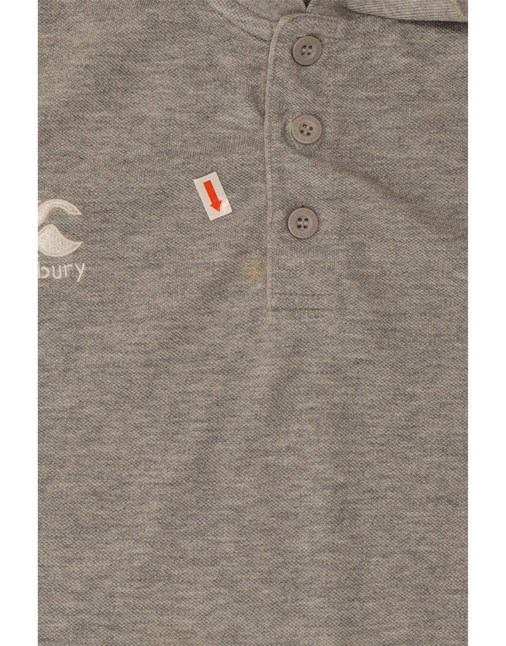 Camisa polo masculina Canterbury grande cinza