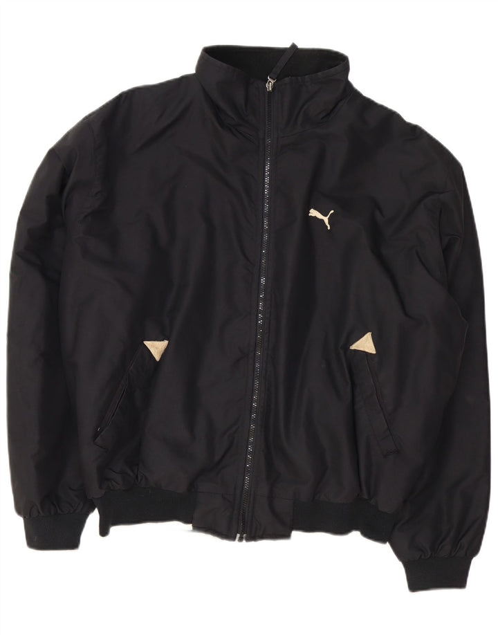Jaqueta Puma Masculina Loose Fit Bomber UK 38 Médio Preto