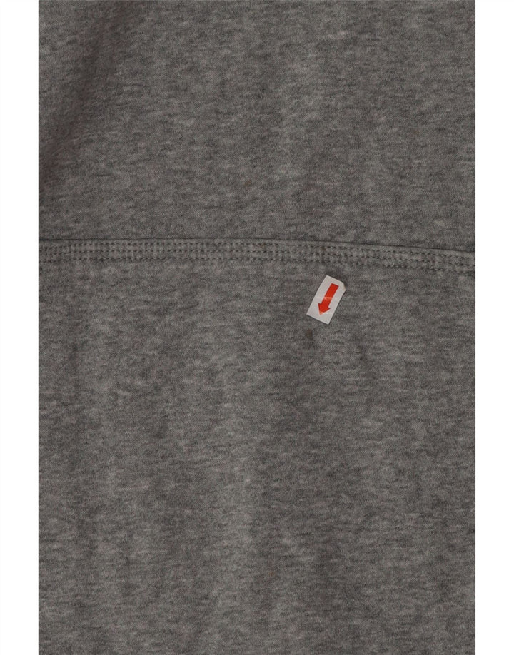 NIKE Meninos Hoodie Jumper 13-14 Anos XL Cinza Algodão