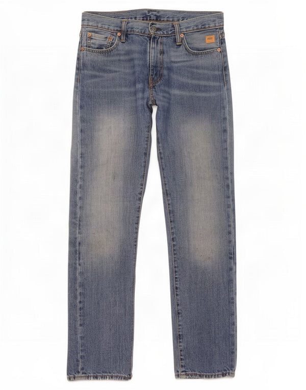 Levi's Masculino 504 Straight Jeans W30 L32 Azul Algodão