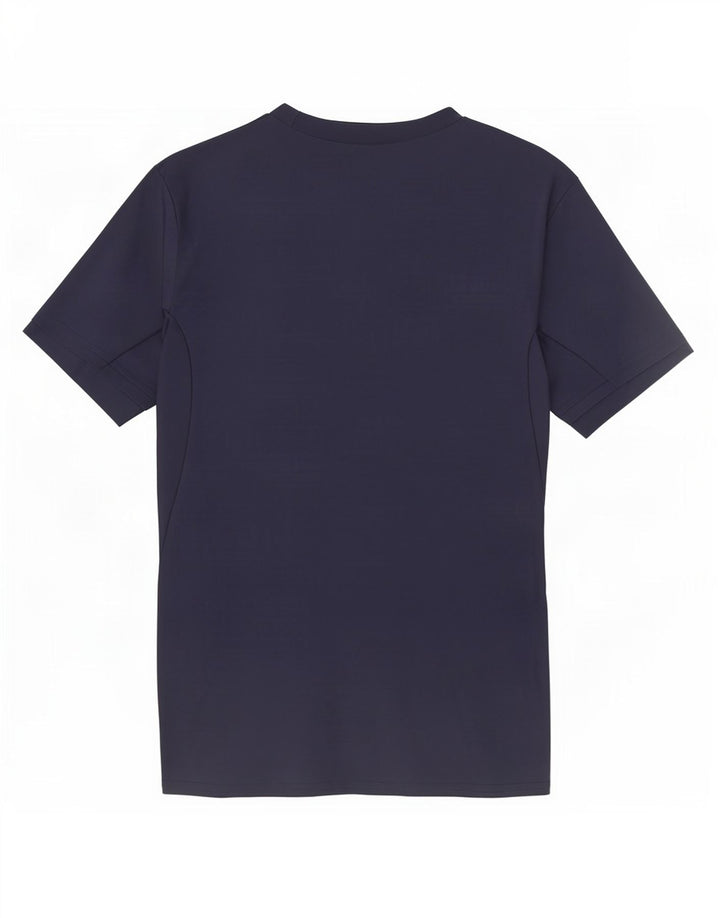 Camiseta masculina Under Armour Heat Gear Top médio azul marinho poliéster
