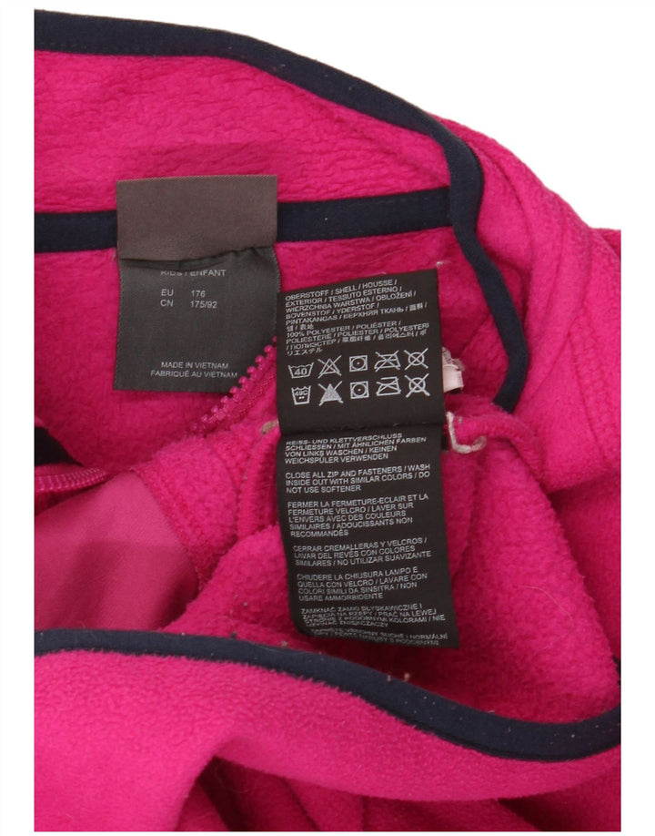 Jaqueta de lã JACK WOLFSKIN para meninas 15-16 anos poliéster rosa