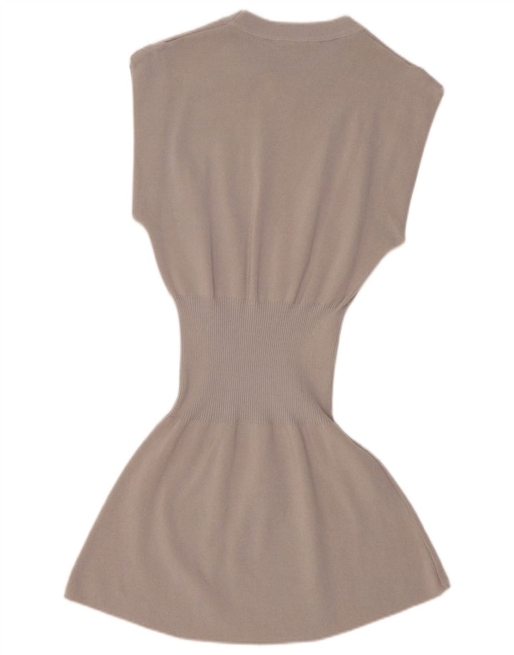 Vestido jumper feminino ZARA Reino Unido 8 pequeno cinza