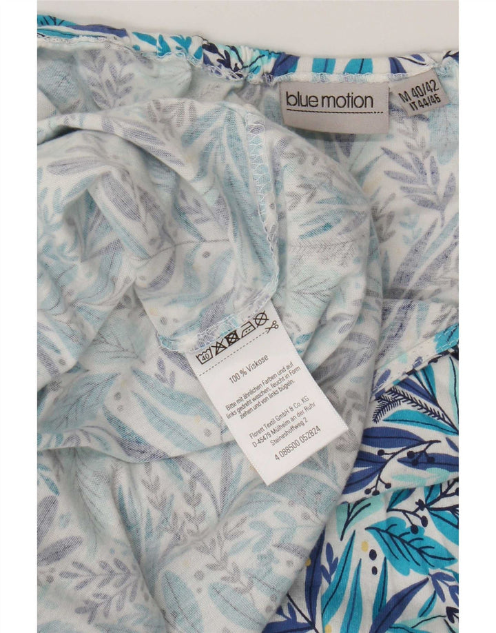 Vestido maxi halter feminino Blue Motion EU 40/42 viscose floral azul médio