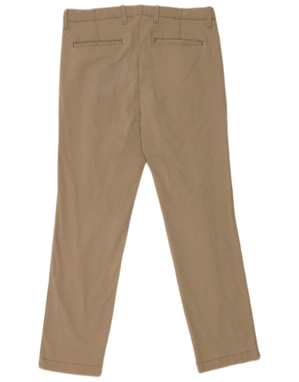 Calça Chino Masculina Slim Fit Gap W32 L32 Algodão Bege