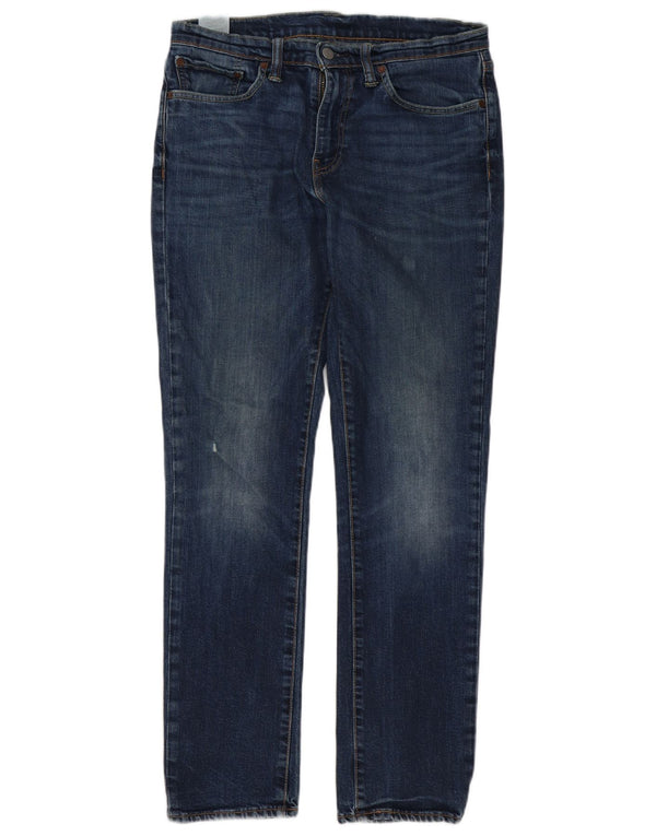 Levi's Masculino 511 Slim Jeans W32 L32 Azul Marinho Algodão
