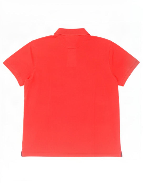 Camisa polo masculina Timberland Slim Fit 2XL algodão vermelho
