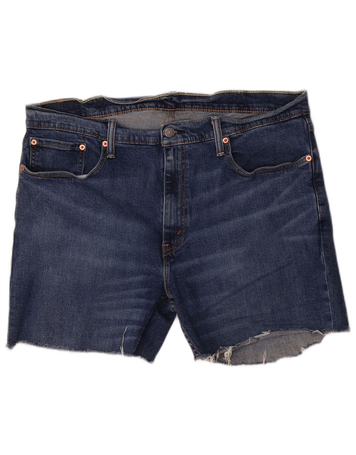 LEVI'S Masculino 559 Shorts Jeans W38 XL Azul Algodão