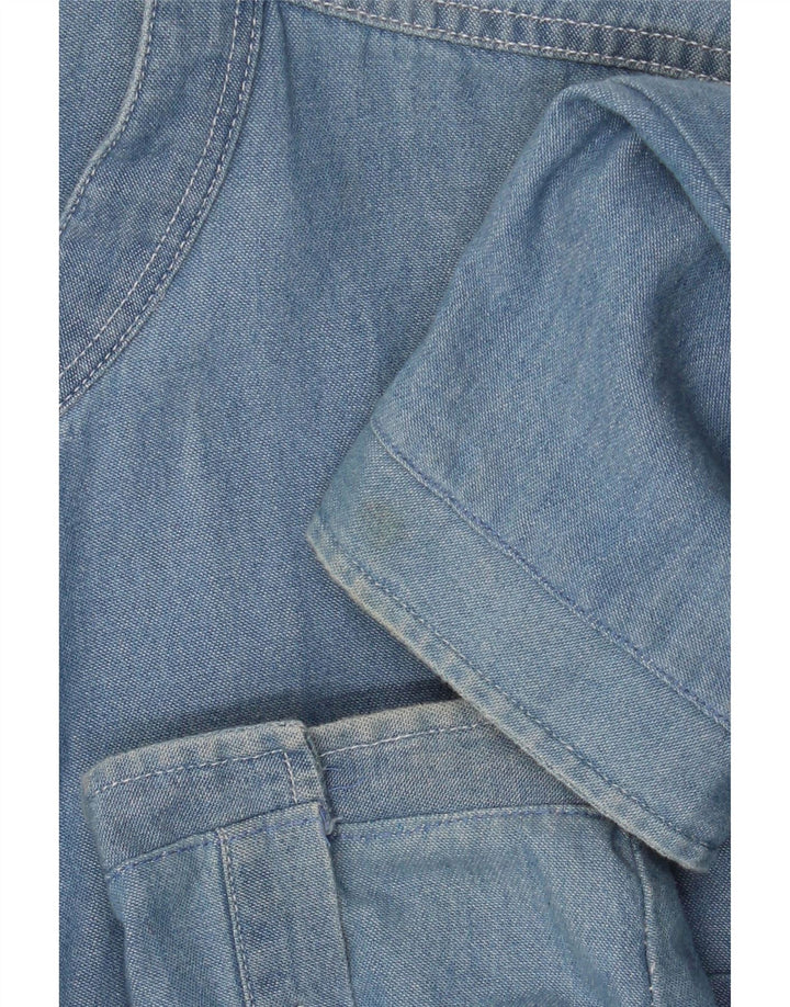 Camisa jeans masculina AMERICAN RAG 3XL algodão azul