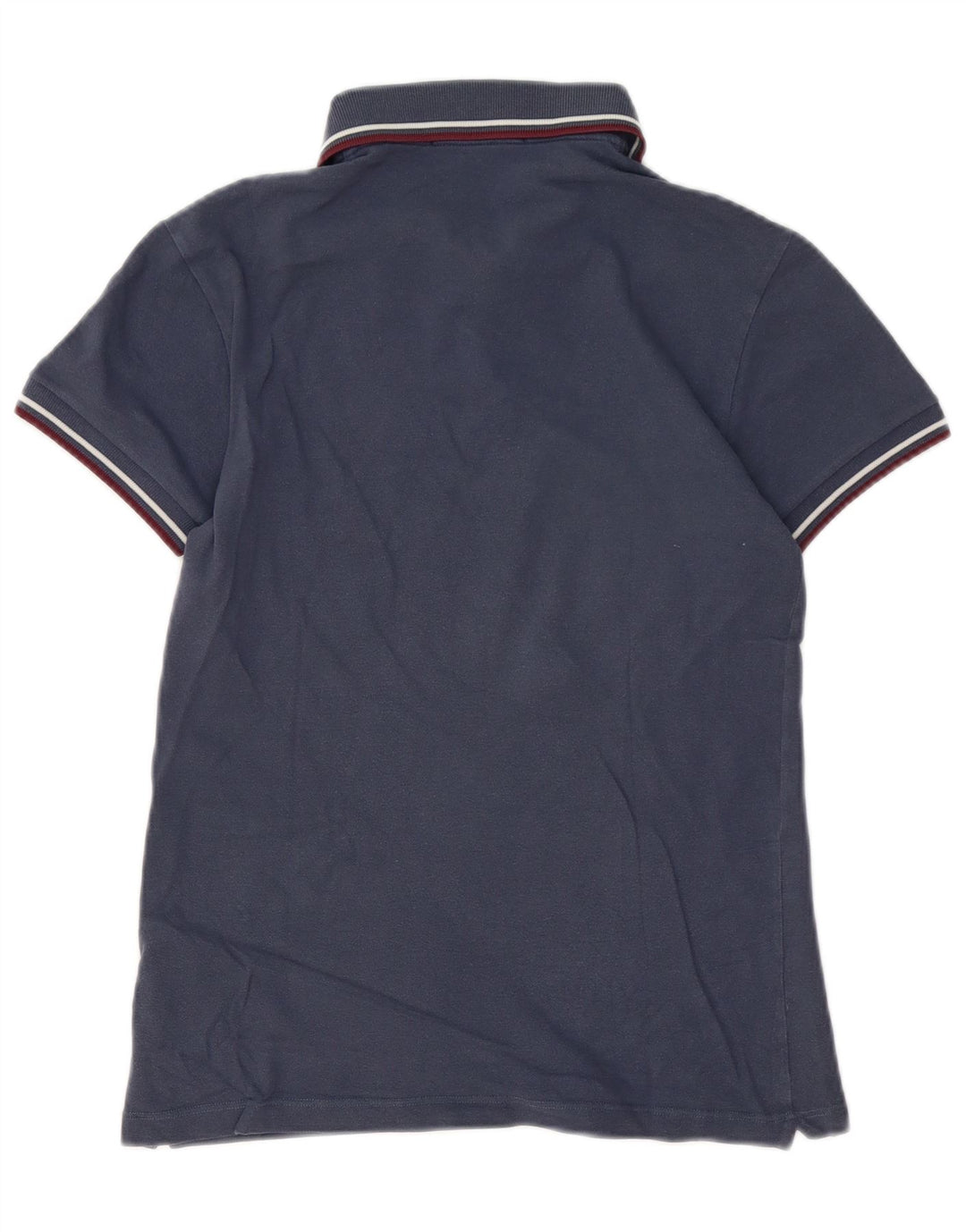Camisa pólo masculina FRED PERRY pequena algodão azul marinho