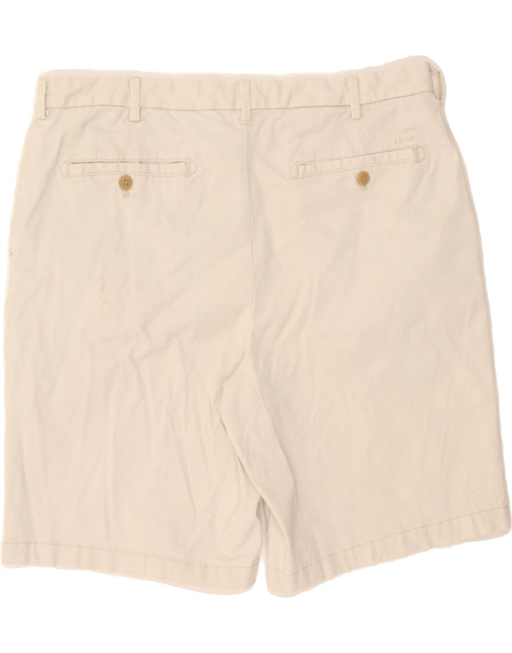 IZOD Mens Salt Water Chino Shorts W38 XL  Beige Cotton Vintage Izod and Second-Hand Izod from Messina Hembry 