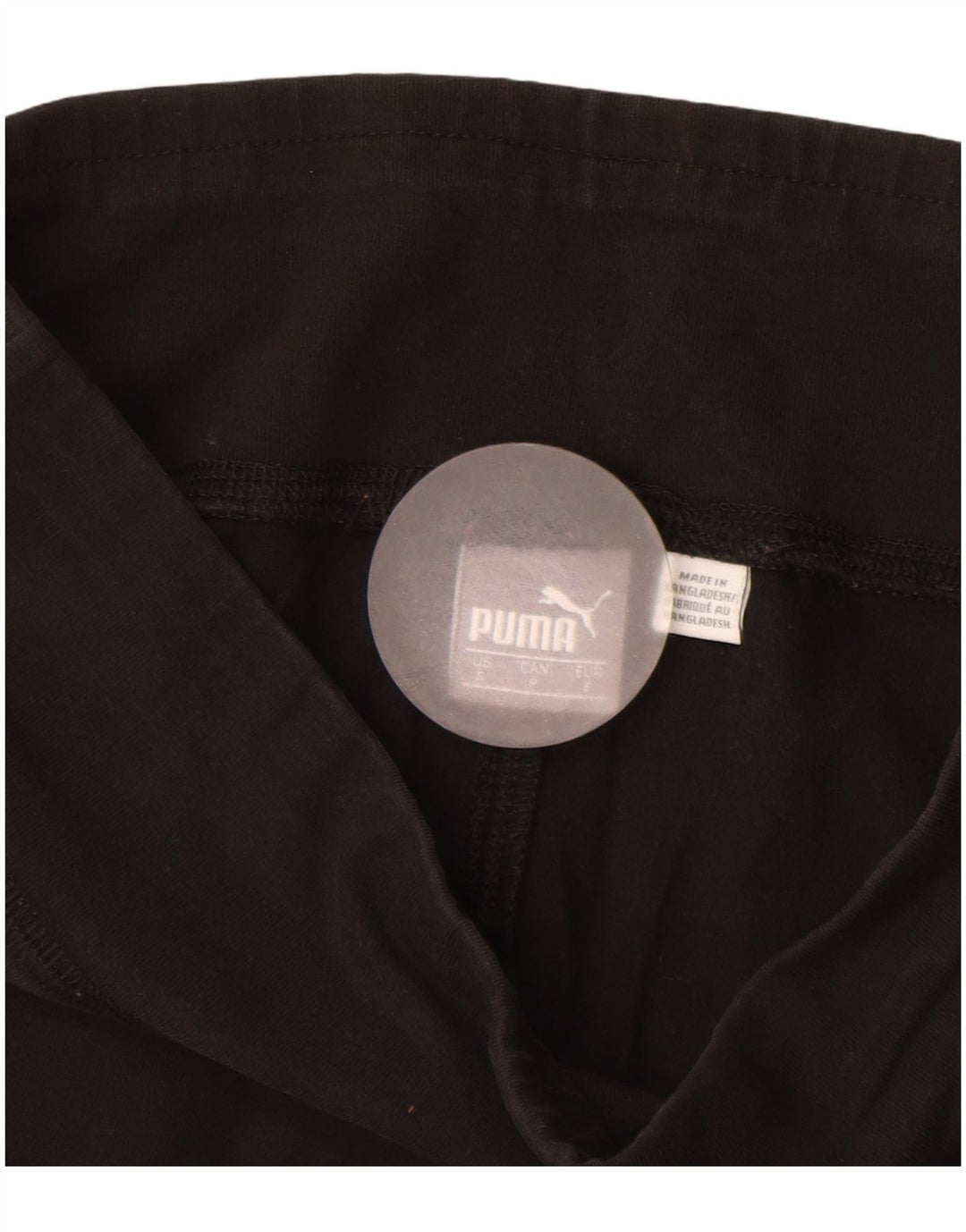 Leggings PUMA para mulher UK 8 pequeno algodão preto