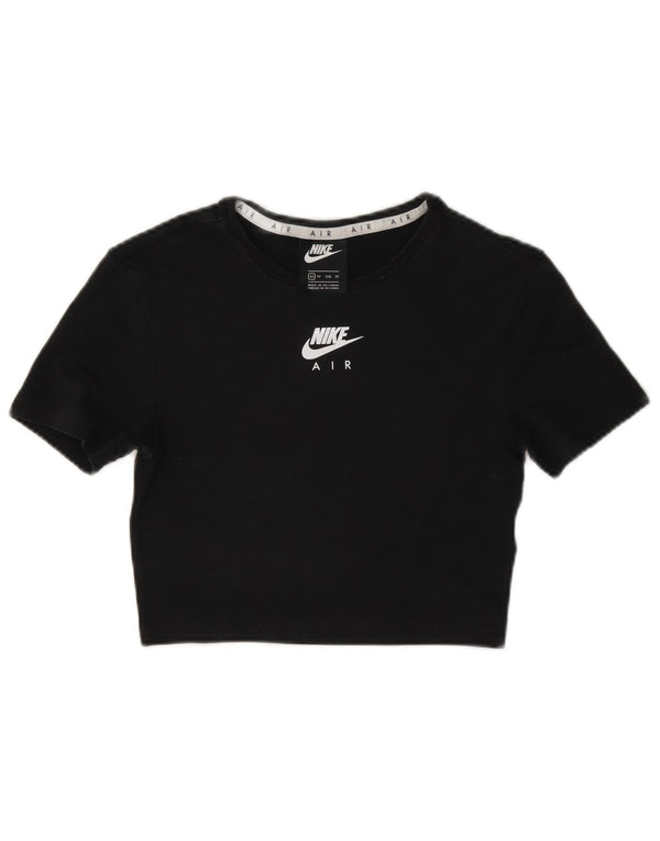 Camiseta Nike Feminina Crop Graphic Top UK 6 XS Preto