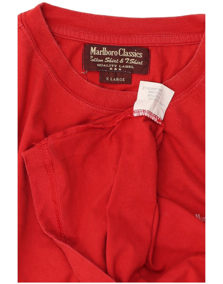 Camiseta masculina MARLBORO CLASSICS Top XL algodão vermelho